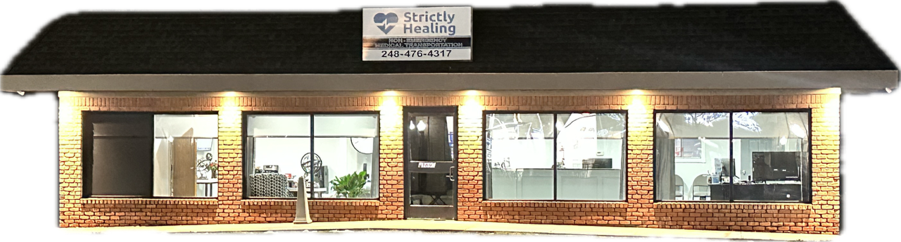 Strictly Healing Transportation Office — 41695 Grand River Ave, Novi MI